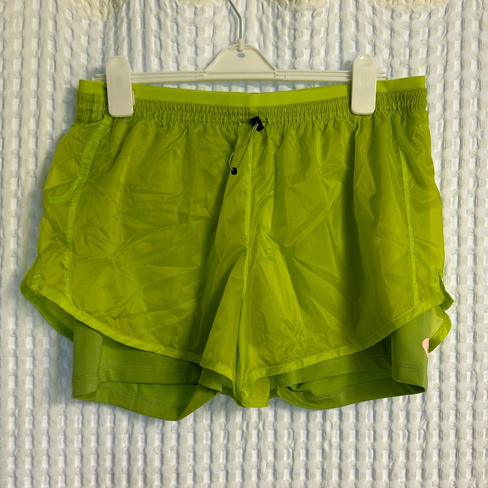 NEW Nike Athletic Running Shorts | fluorescent green | Size L